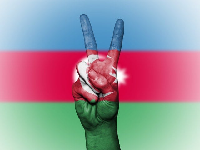 Azerbaijan Flag