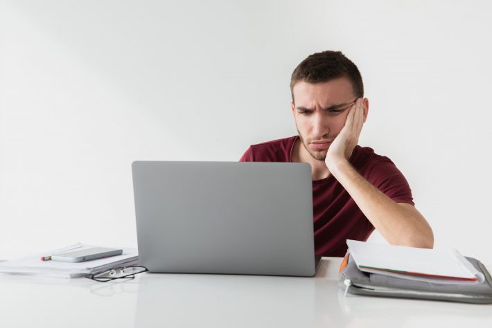 Bored man trying to learn vocabulary without using Sentence Mining